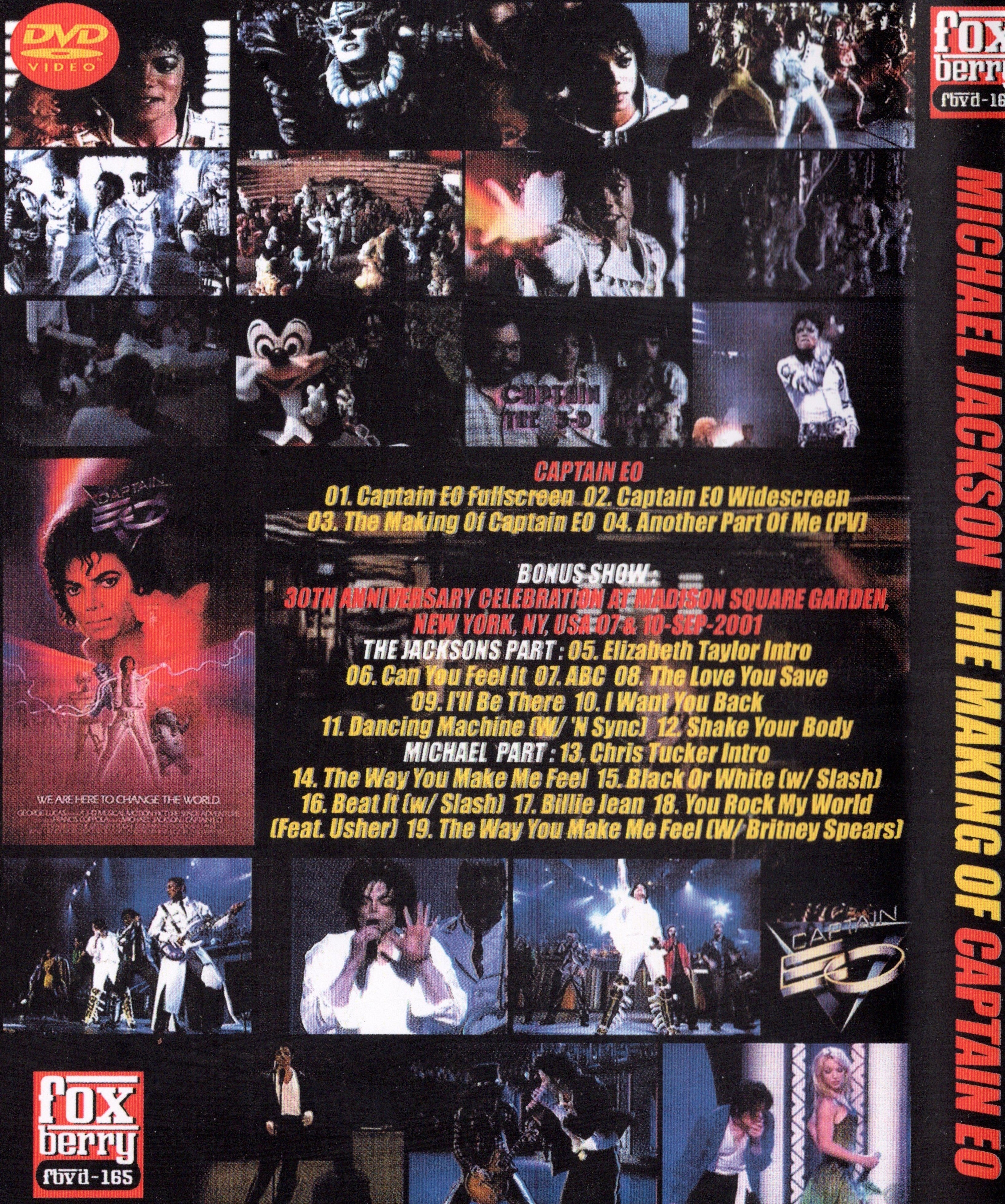 MICHAEL JACKSON - MAKING OF CAPTAIN EO (DVD)