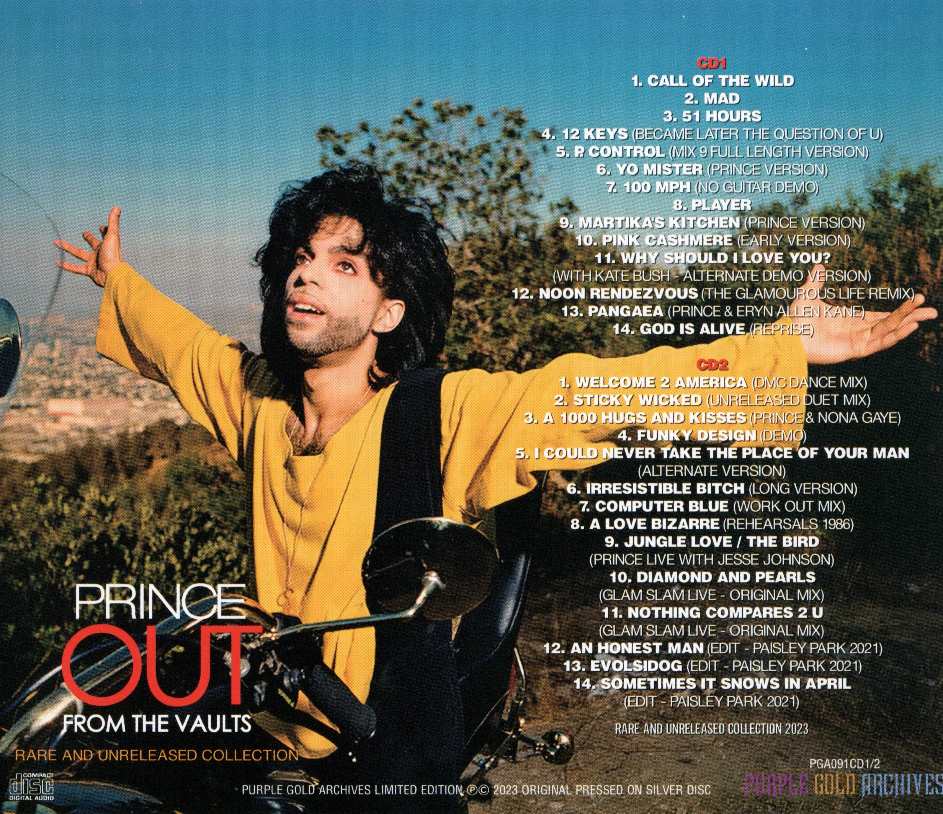PRINCE - OUT (CD)