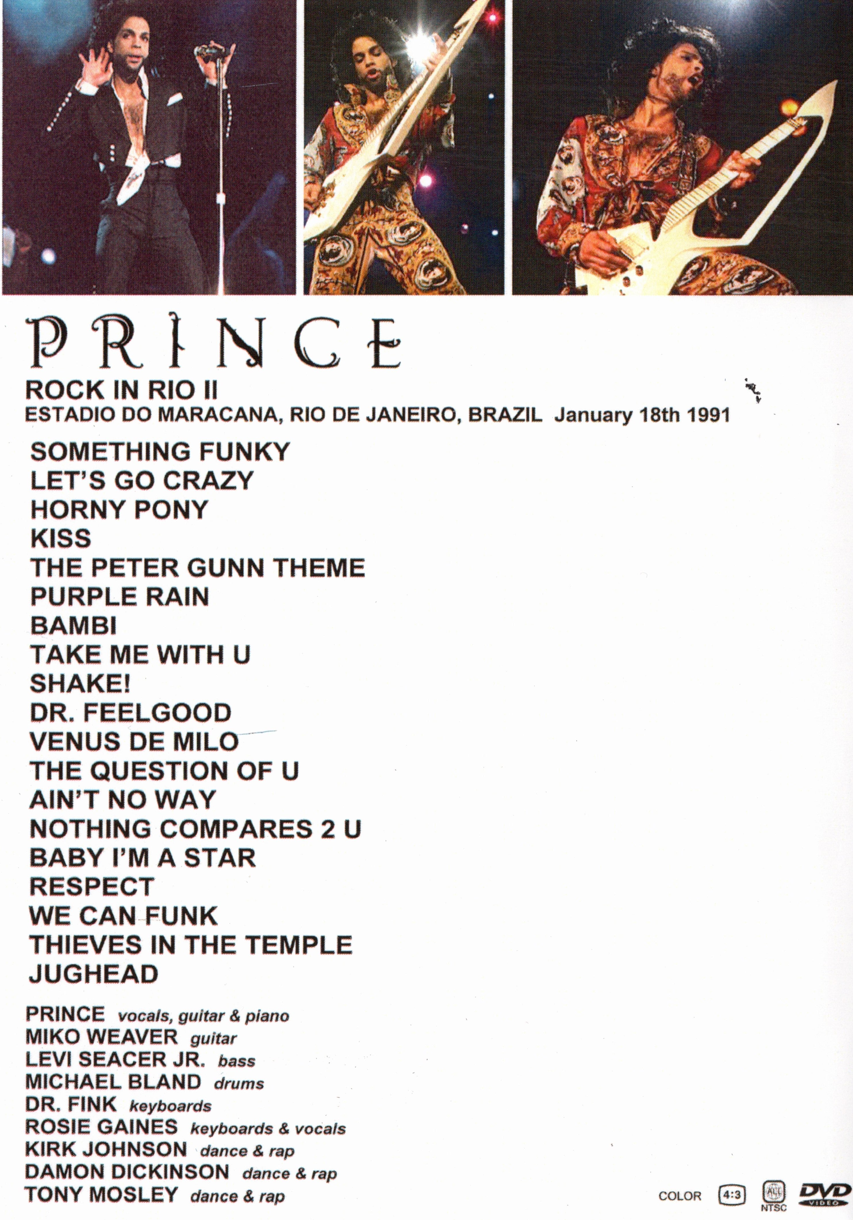 PRINCE - ROCK IN RIO (DVD)