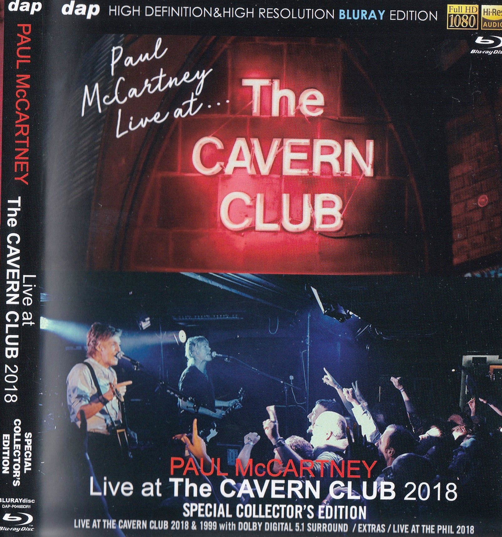 PAUL McCARTNEY - LIVE AT CAVERN 1999 & 2018  (BLURAY)