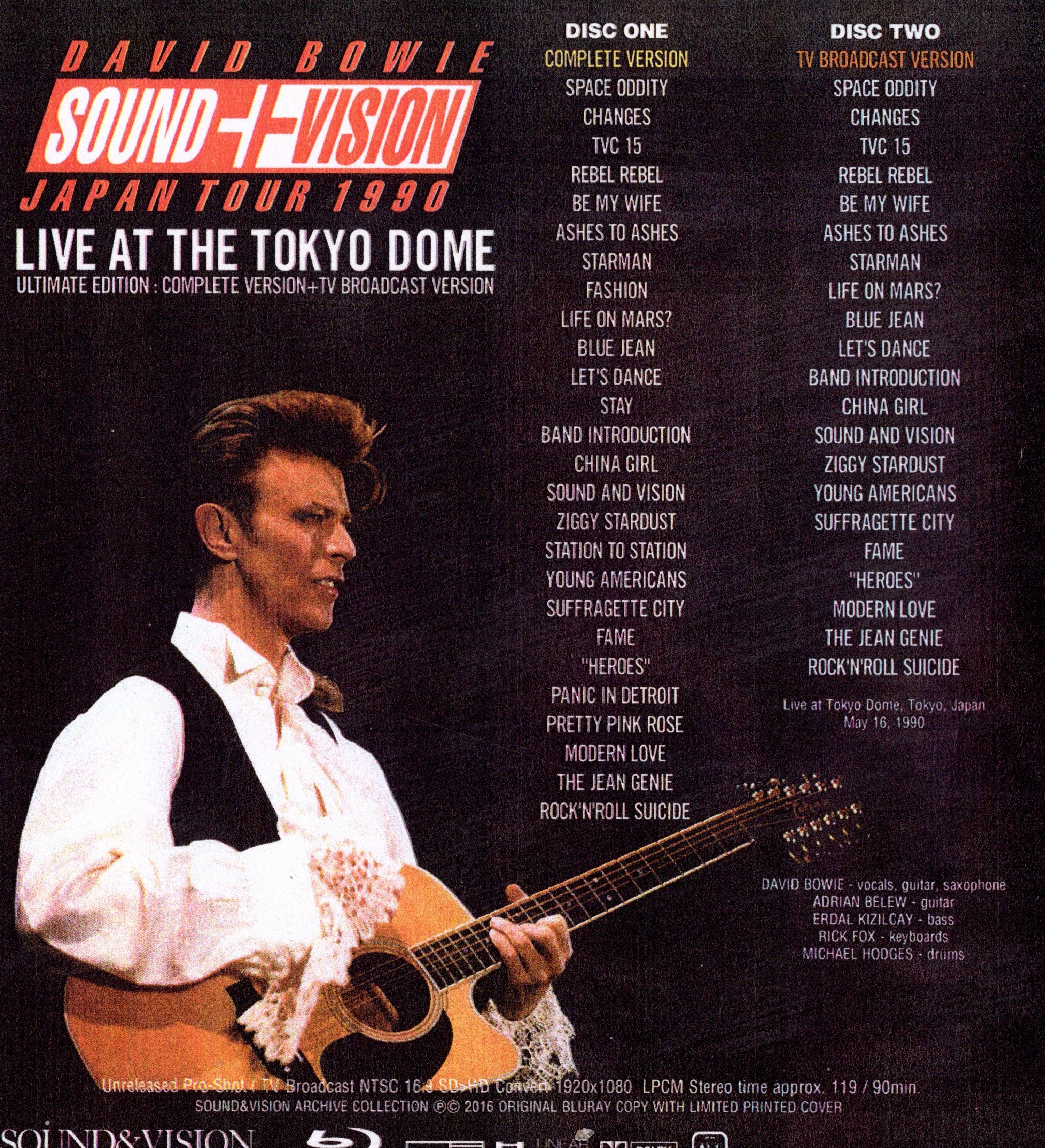 DAVID BOWIE - LIVE AT TOKIO DOME (BLURAY)